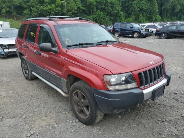 1J4GW48S94C243783 - 2004 JEEP GRAND CHER RED photo 1