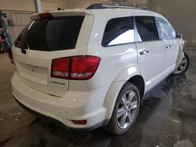 3C4PDCDG6FT596545 - 2015 DODGE JOURNEY LI WHITE photo 4