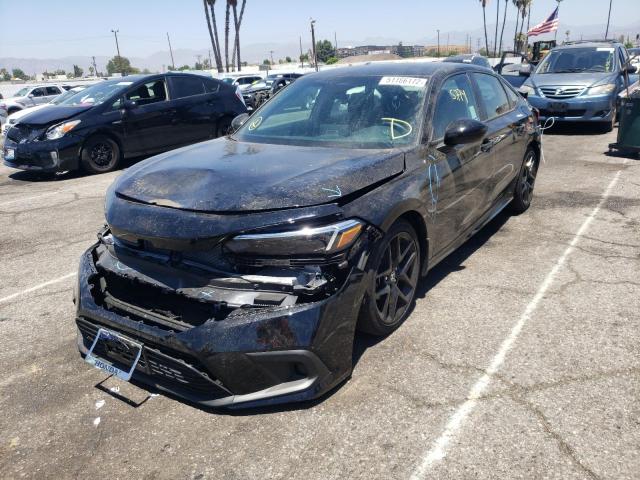 2HGFE2F50NH560759 - 2022 HONDA CIVIC SPOR BLACK photo 2