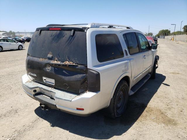 5N1AA0NC0AN608539 - 2010 NISSAN ARMADA SE SILVER photo 4