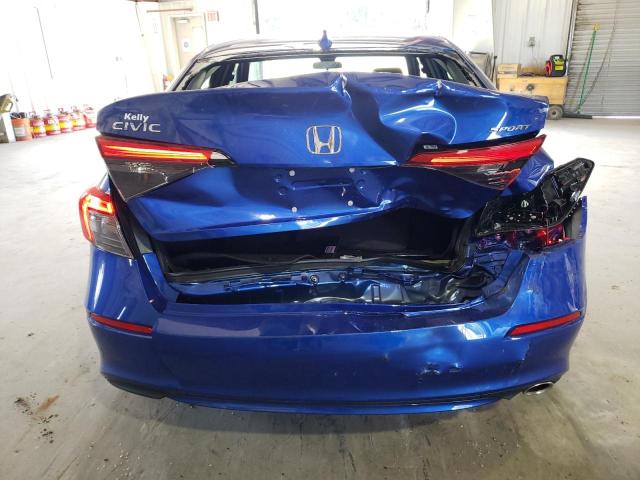 2HGFE2F50NH581028 - 2022 HONDA CIVIC SPOR BLUE photo 9