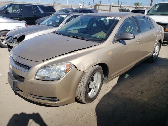 1G1ZG57BX8F246286 - 2008 CHEVROLET MALIBU LS GOLD photo 2