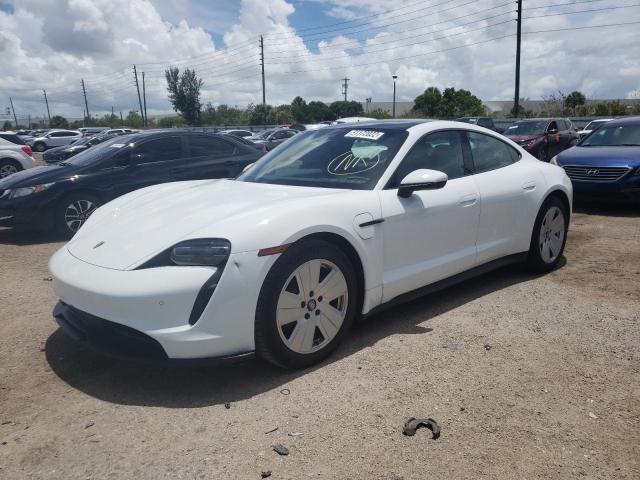 WP0AA2Y10MSA16321 - 2021 PORSCHE TAYCAN WHITE photo 2