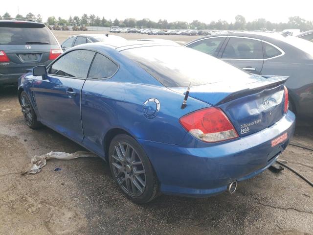 KMHHM65D25U183385 - 2005 HYUNDAI TIBURON BLUE photo 3