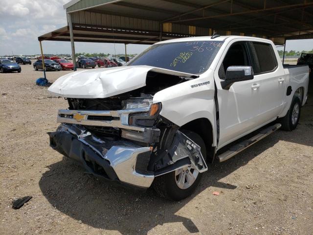 3GCPWCED7KG228585 - 2019 CHEVROLET silverado WHITE photo 2