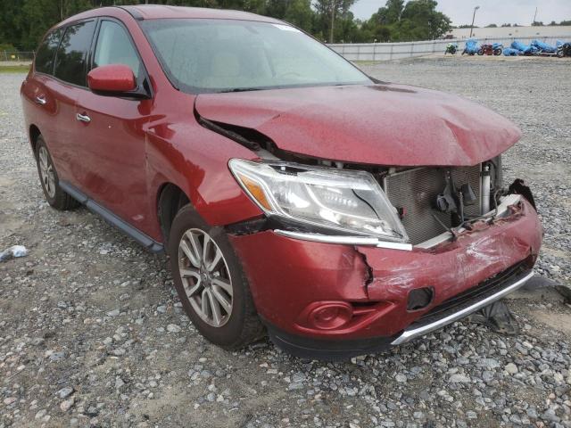 5N1AR2MN0DC609147 - 2013 NISSAN PATHFINDER RED photo 1