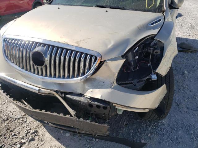 5GAER237X8J274281 - 2008 BUICK ENCLAVE CX TAN photo 9