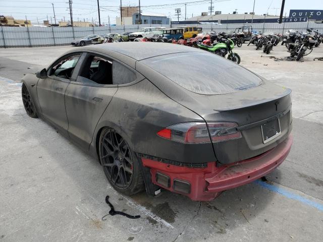 5YJSA1E47LF355678 - 2020 TESLA MODEL S Negro foto 3