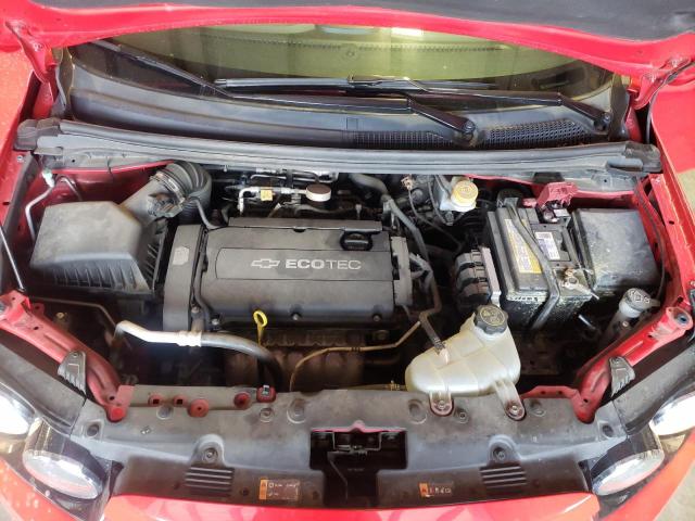 1G1JA5SH0D4233479 - 2013 CHEVROLET SONIC LS RED photo 7