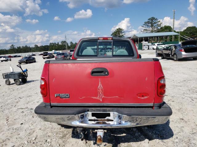 2FTRF07W64CA57009 - 2004 FORD F-150 HERI RED photo 6