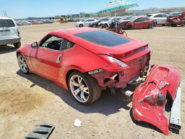 JN1AZ4EH1AM506062 - 2010 NISSAN 370Z RED photo 3