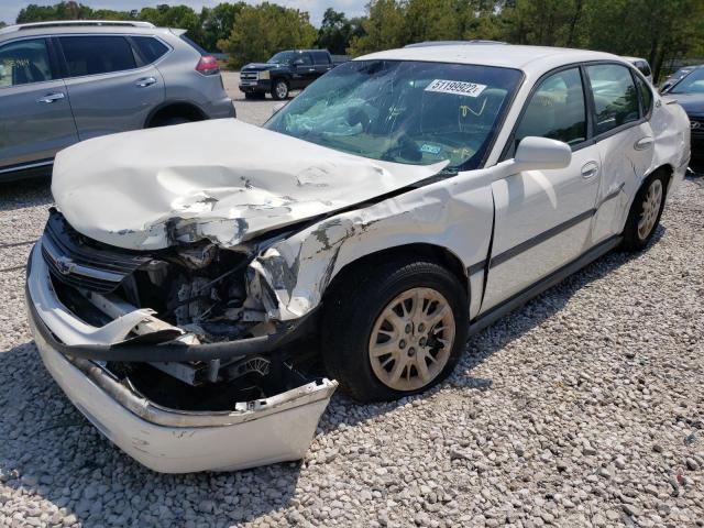 2G1WF52E329206753 - 2002 CHEVROLET IMPALA WHITE photo 2