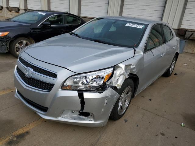 1G11C5SA4DF287238 - 2013 CHEVROLET MALIBU 1LT ვერცხლისფერი ფოტო 2