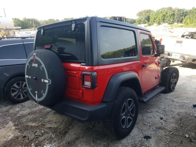 1C4GJXAG9LW176482 - 2020 JEEP WRANGLER S 红色 照片 4