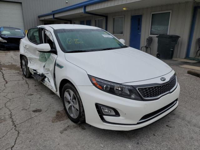 KNAGM4AD6G5099784 - 2016 KIA OPTIMA HYB WHITE photo 1