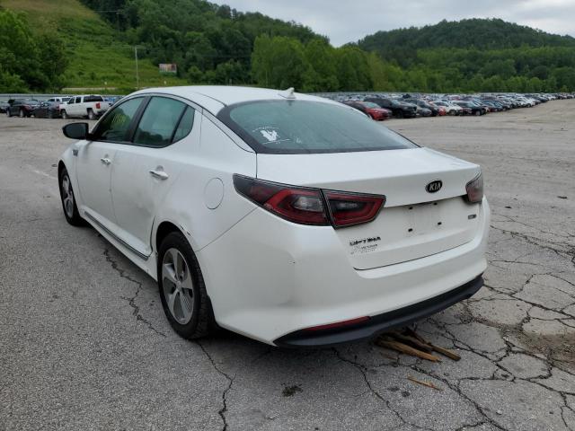 KNAGM4AD6G5099784 - 2016 KIA OPTIMA HYB WHITE photo 3