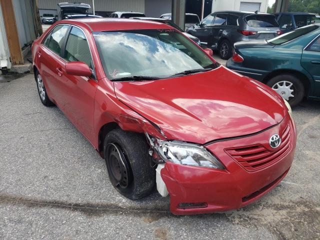 4T1BE46K87U113509 - 2007 TOYOTA CAMRY CE RED photo 1