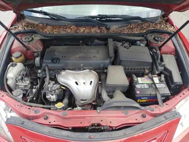 4T1BE46K87U113509 - 2007 TOYOTA CAMRY CE RED photo 7