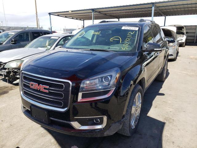 1GKKRSKD0HJ111717 - 2017 GMC ACADIA LIM BLACK photo 2