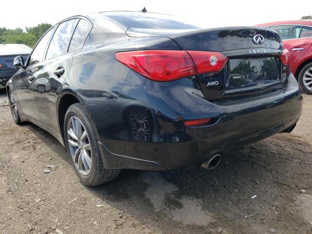 JN1BV7AR1EM695544 - 2014 INFINITI Q50 BASE BLACK photo 3