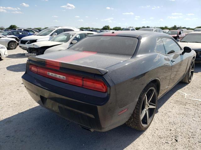 2C3CDYAG5DH708892 - 2013 DODGE CHALLENGER BLACK photo 4