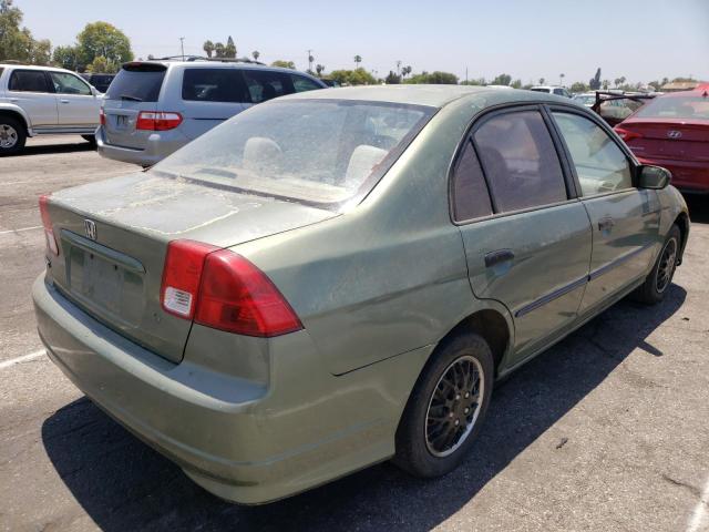 2HGES16334H641850 - 2004 HONDA CIVIC DX V GREEN photo 4