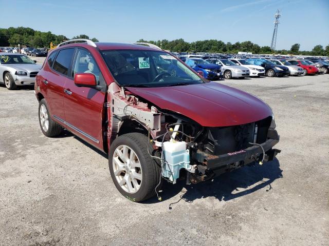 JN8AS5MV6DW633076 - 2013 NISSAN ROGUE SELE RED photo 1