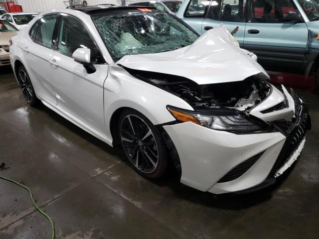 4T1B61HK6KU817239 - 2019 TOYOTA CAMRY XSE WHITE photo 1