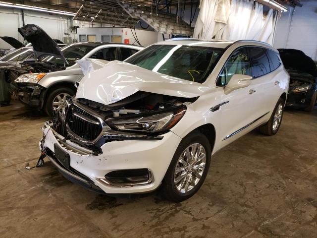 5GAEVBKW3MJ223770 - 2021 BUICK ENCLAVE PR WHITE photo 2