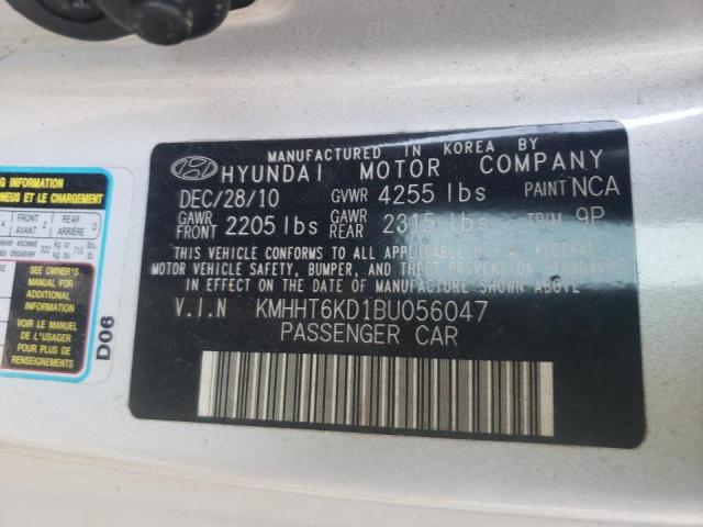 KMHHT6KD1BU056047 - 2011 HYUNDAI GENESIS COUPE 2.0T  photo 10