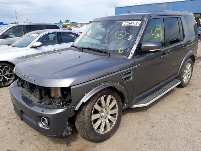 SALAC2V6XGA842863 - 2016 LAND ROVER LR4 ნაცრისფერი ფოტო 2