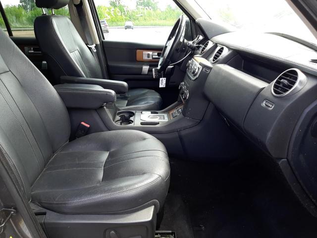 SALAC2V6XGA842863 - 2016 LAND ROVER LR4 ნაცრისფერი ფოტო 5