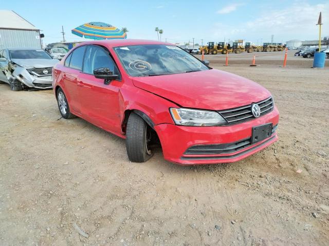 3VW2K7AJ3FM241492 - 2015 VOLKSWAGEN JETTA BASE წითელი ფოტო 1