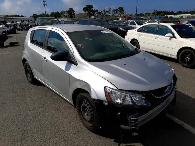 1G1JG6SB3K4135561 - 2019 CHEVROLET SONIC SILVER photo 1