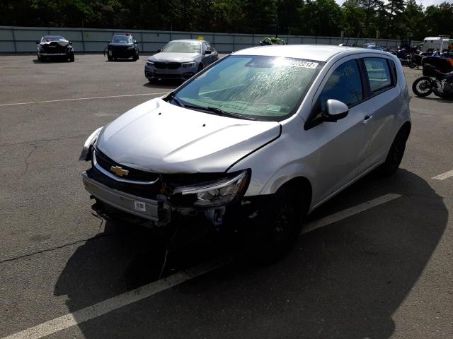 1G1JG6SB3K4135561 - 2019 CHEVROLET SONIC SILVER photo 2