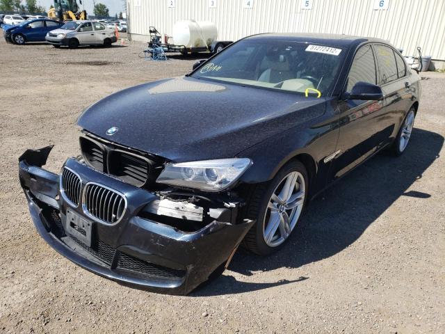 WBAYB6C56DC998065 - 2013 BMW 750 XI BLACK photo 2