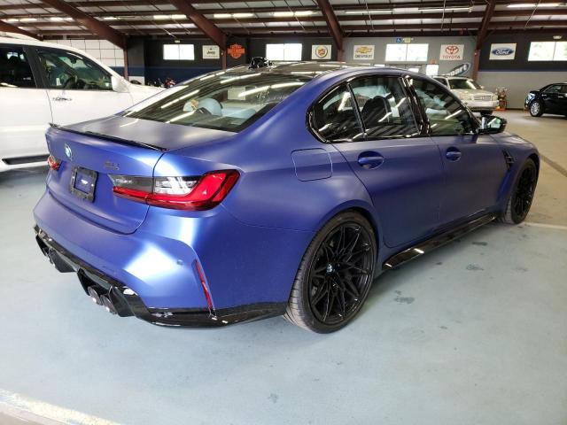 WBS43AY09NFM46020 - 2022 BMW M3 COMPETI 蓝色 照片 4