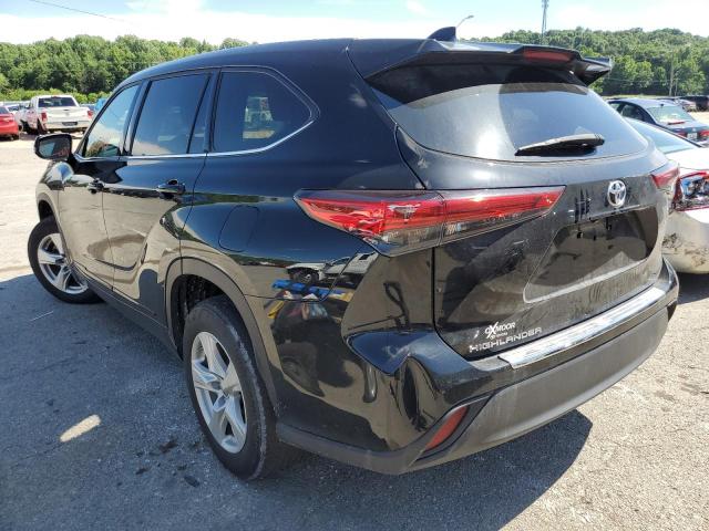 5TDCZRAH5LS502855 - 2020 TOYOTA HIGHLANDER BLACK photo 3