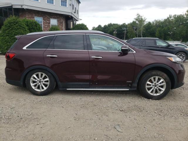 5XYPGDA33KG465007 - 2019 KIA SORENTO L BURGUNDY photo 9