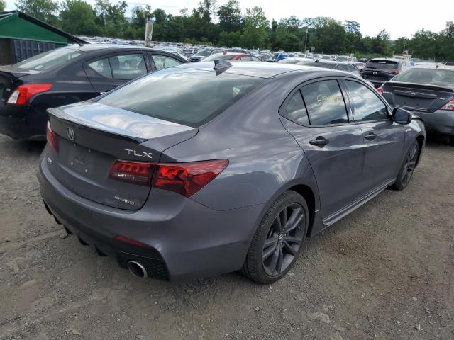 19UUB3F62JA004606 - 2018 ACURA TLX TECH+A GRAY photo 4