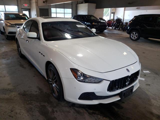 ZAM57RTA5F1131661 - 2015 MASERATI GHIBLI S WHITE photo 1