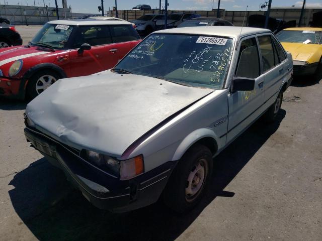 1Y1SK5143JZ107232 - 1988 CHEVROLET NOVA BLUE photo 2