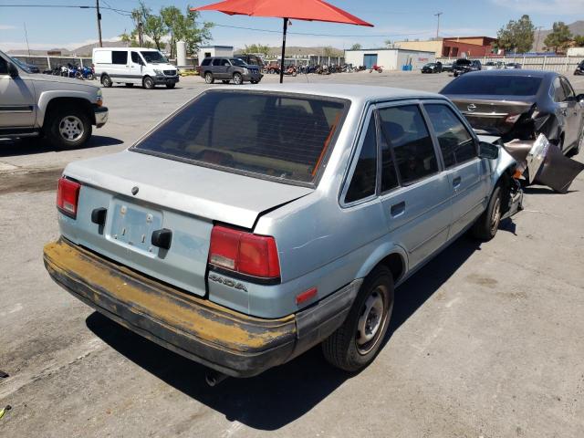 1Y1SK5143JZ107232 - 1988 CHEVROLET NOVA BLUE photo 4