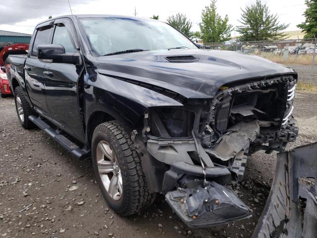 1C6RR7MT8DS626648 - 2013 RAM 1500 SPORT BLACK photo 1