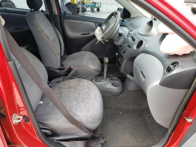 JTDBT123720229503 - 2002 TOYOTA ECHO RED photo 5