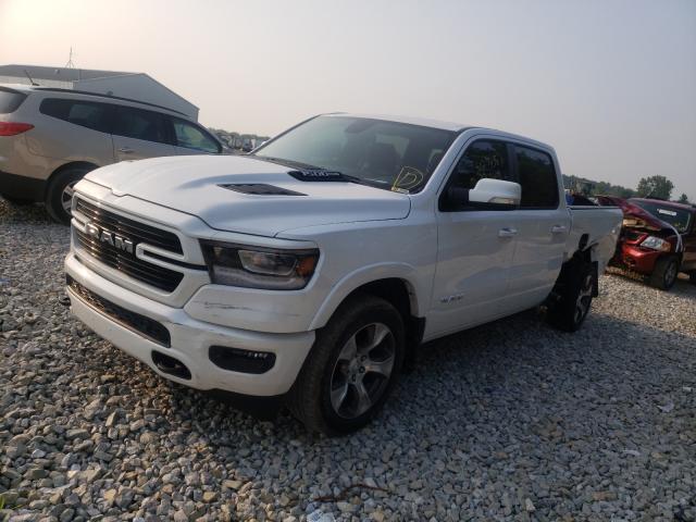 1C6SRFRT9LN351826 - 2020 RAM 1500 LARAM WHITE photo 2