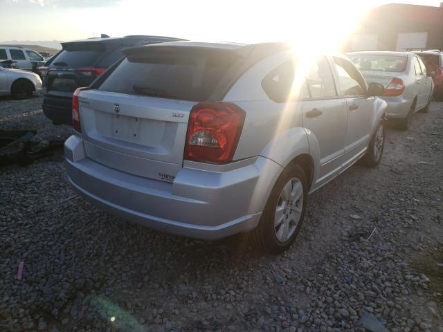 1B3HB48B17D566134 - 2007 DODGE CALIBER SX SILVER photo 4