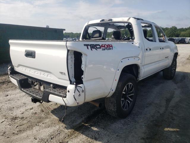 3TMCZ5AN3LM312132 - 2020 TOYOTA TACOMA DOU WHITE photo 4