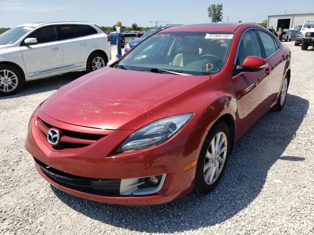 1YVHZ8CHXB5M07414 - 2011 MAZDA 6 I RED photo 2