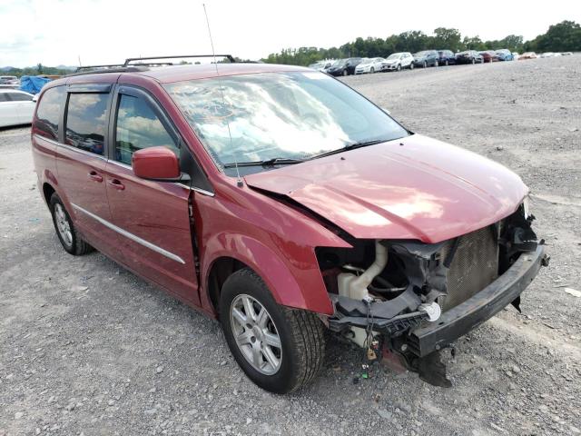 2C4RC1BG2DR637983 - 2013 CHRYSLER TOWN & COU BURGUNDY photo 1